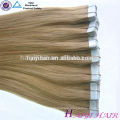 New Style Hot Sale Top Quality 100 Remy Skin Weft Pu Glue Virgin Tape In Hair Extensions